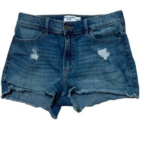 Abercrombie Kids High-Rise Shortie Short Internal Adjustable Belt Size 15-16